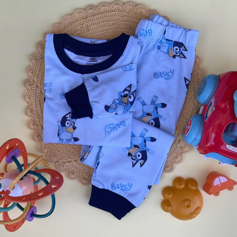 Pijama ML Bluey Celeste