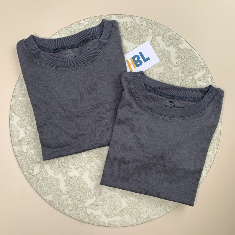 Camiseta 100% alg. Gris Invierno Hombre