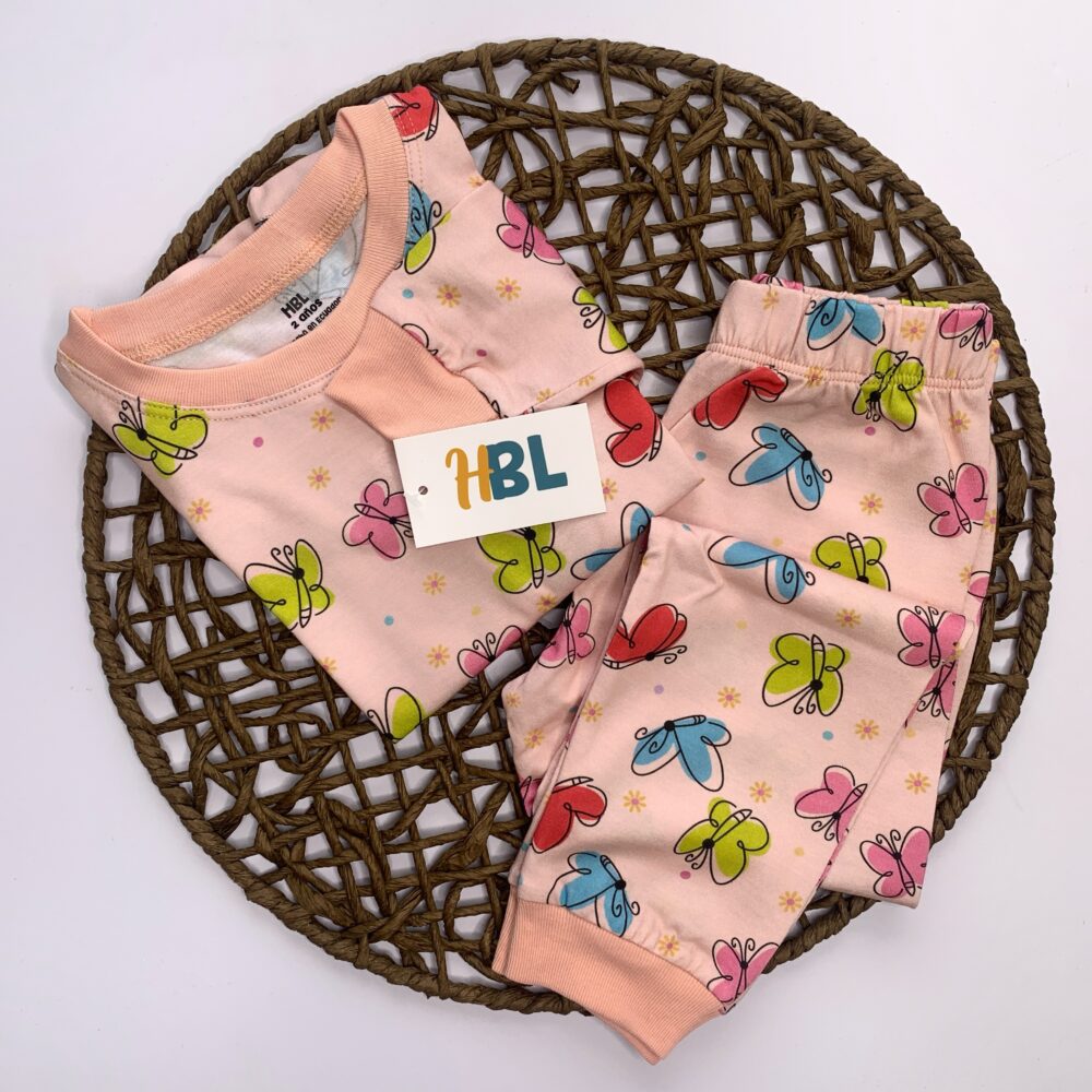Pijama ML Mariposa Melón
