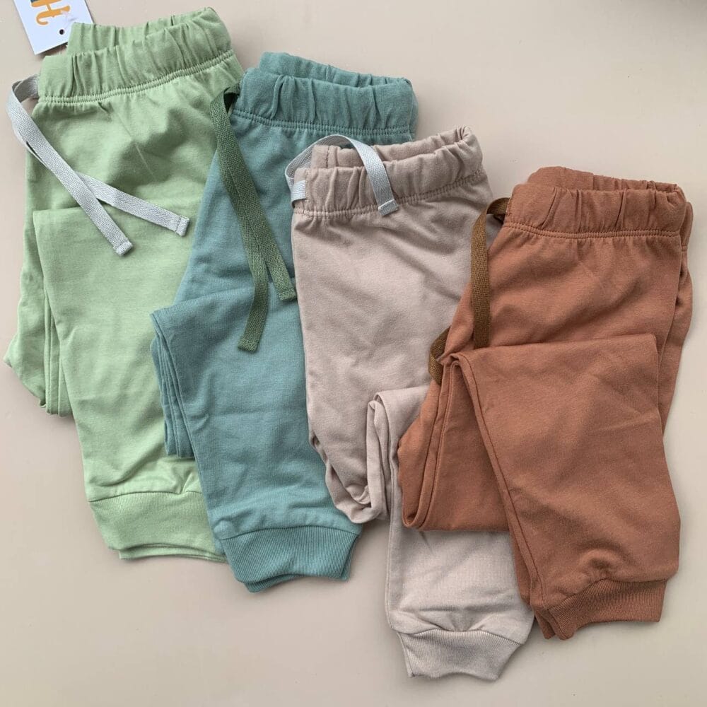 Jogger Alg. 100% Tonos Tierra y Verdes