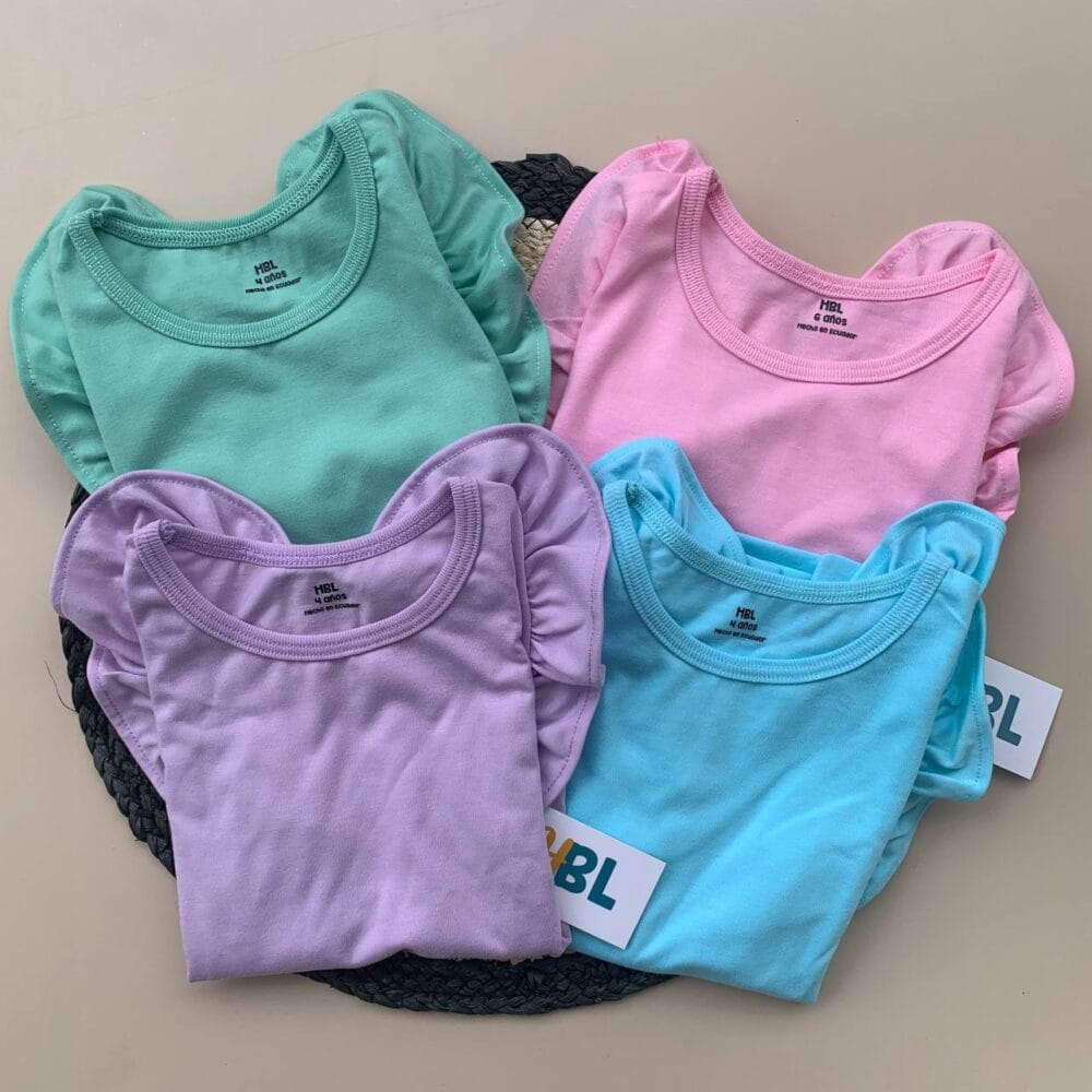 Blusita Rizada Tonos Pasteles